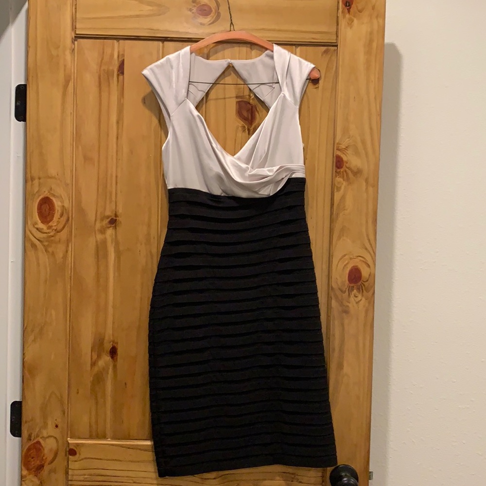 Black and silver mother of the bride dress